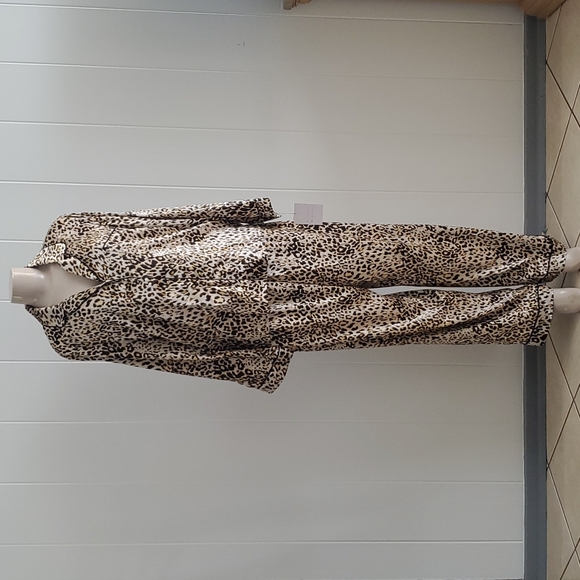 INC International Concepts Intimates Cheetah 🐆 Pajama Night ware - Picture 4 of 14